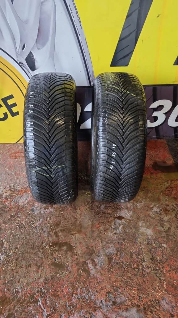 2x 235 55 19 Michelin CrossClimate Tyres