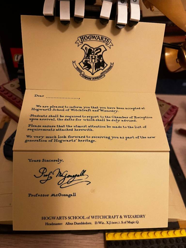 Lego Icons of Hogwarts set - with box and instructions