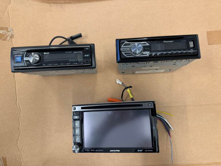 Alpine and Pioneer Car Stereo Head Units