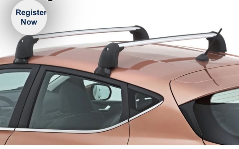 Roof rack / roof base Ford fiesta 5 door 2017 onwards 