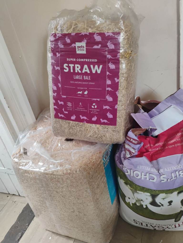 Rabbit food bedding etc 