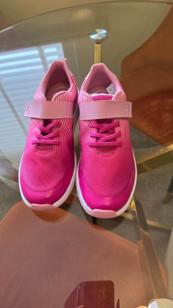 Clarks Aeon Pace Kids Trainers – Pink, New in Box
