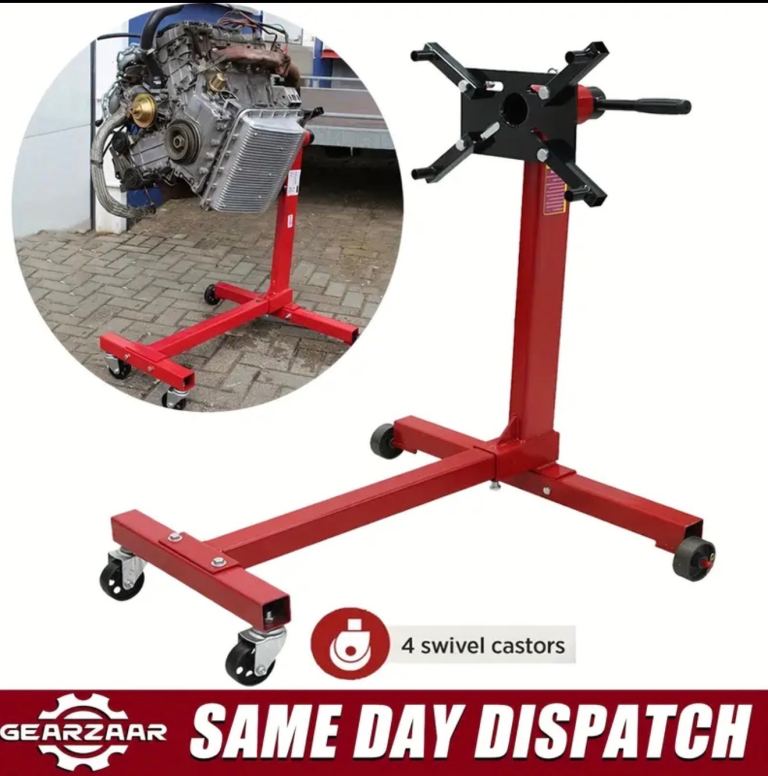 1000Lb Engine Stand with 450Kg Heavy Duty Swivel Gearbox Mount Support