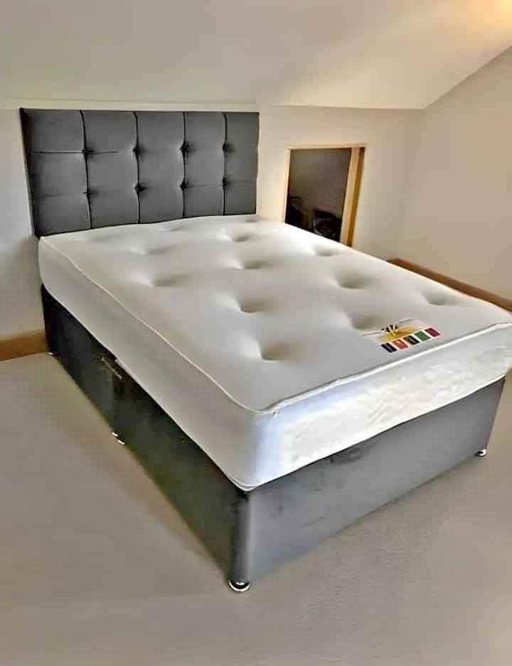 Divan Single (Double + King Size) Bed+Mattress CLEARANCE SALE ON BRAND NEW BEDS WITH MATTRESSES