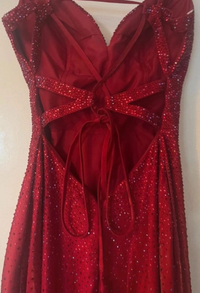 Prom dress red