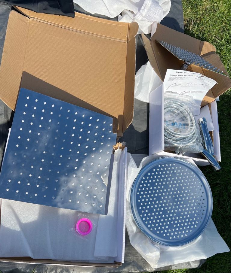 Various new shower heads