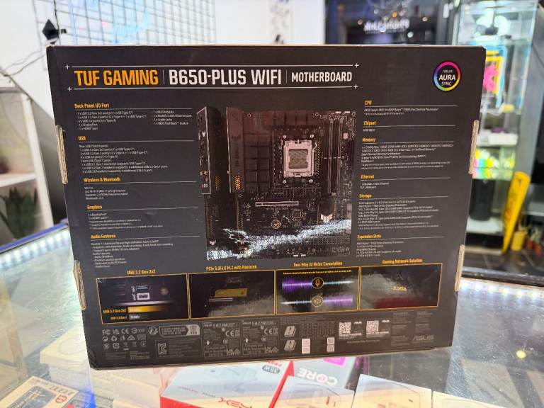 New ASUS TUF GAMING B650-PLUS WIFI AMD Ryzen AM5 ATX motherboard + Warranty 🍎 - P1278