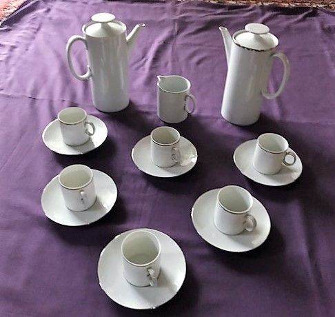 Fine Ceramic Coffee Set by Thomas of Germany – 15 pieces. £30