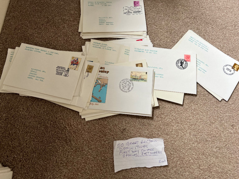 Great Britain Stamp First Day Covers collection 