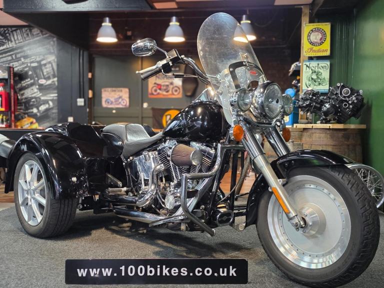 2004 HARLEY-DAVIDSON FAT BOY TRIKE IRS, RAKED STEERING, REVERSE GEAR 