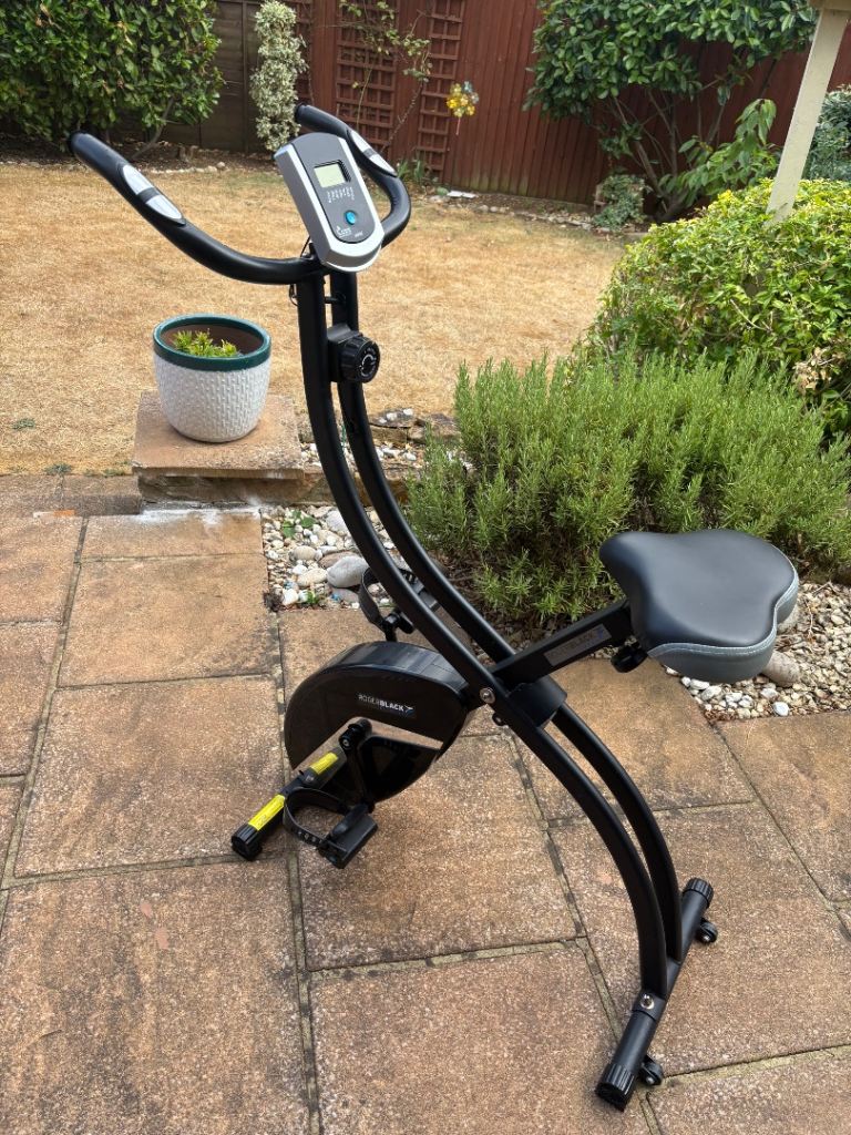 Roger Black Gold Folding Magnetic Exercise Bike
