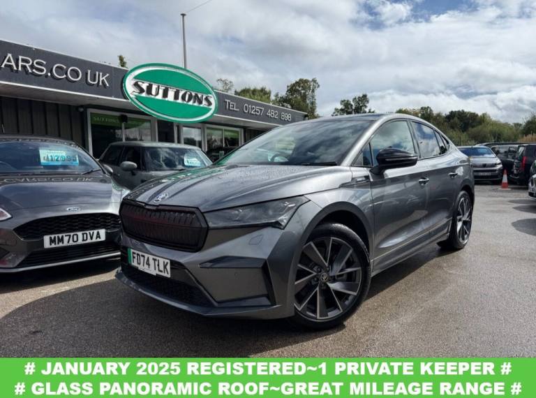 2025 Skoda Enyaq 82kWh 85x SportLine Plus Coupe 5dr Electric Auto 4WD (DC175kW) (286 ps) HATCHBAC...