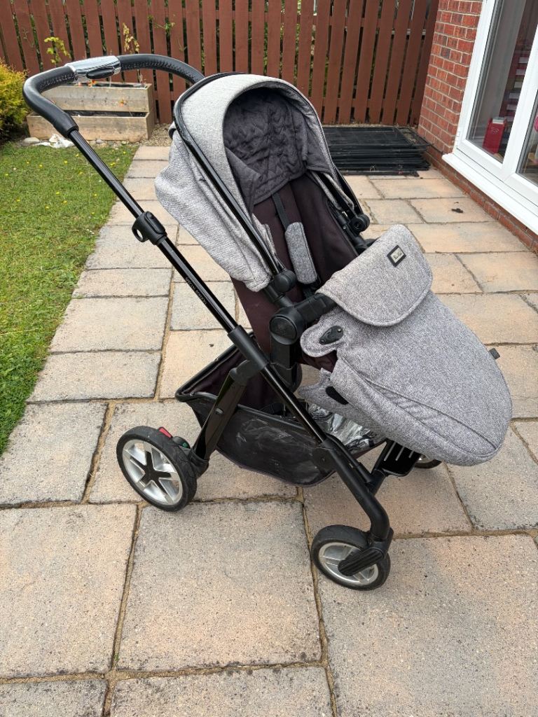 Silver Cross Pioneer Special Edition Pram & Pushchair (Grey Marl)