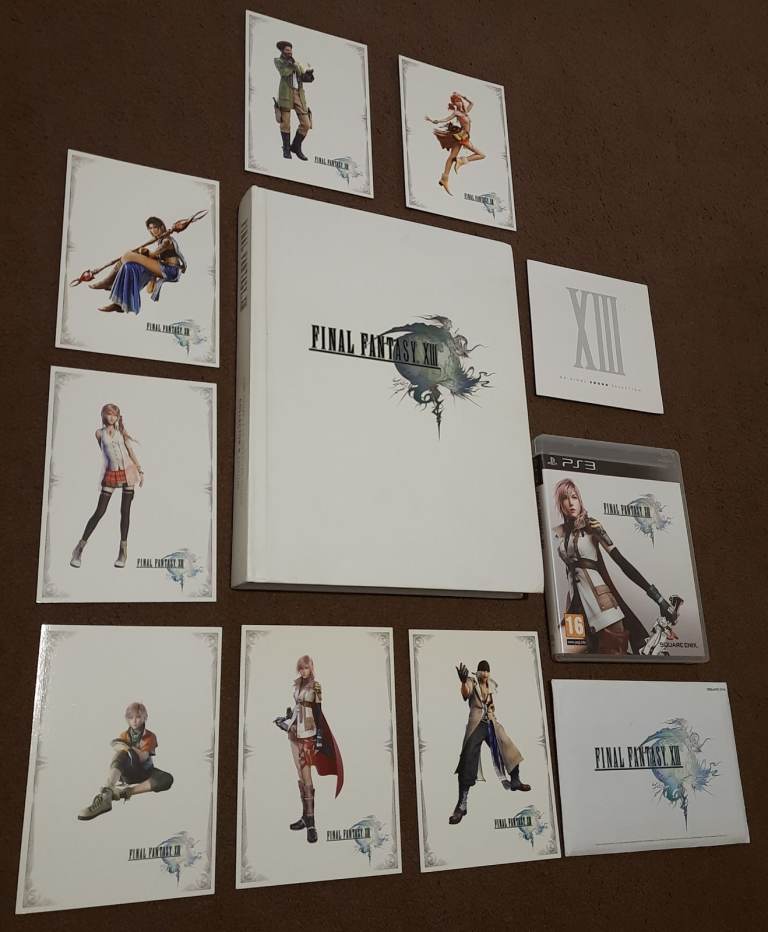 Final Fantasy XIII Soundtrack + Game Guide Collectors Edition + PS3 Game - NEW