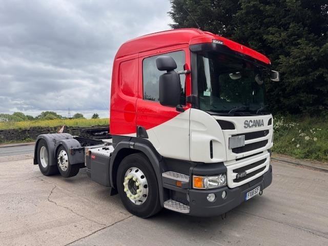 2018 Scania P450 E6 6x2 ADR/PET reg tractor unit twin line hydraulics 