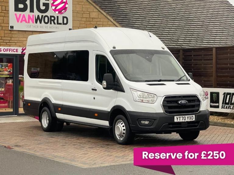 Ford TRANSIT 460 TDCI 170 L4H3 TREND ECOBLUE 17 SEAT MINIBUS HIGH ROOF DRW RWD