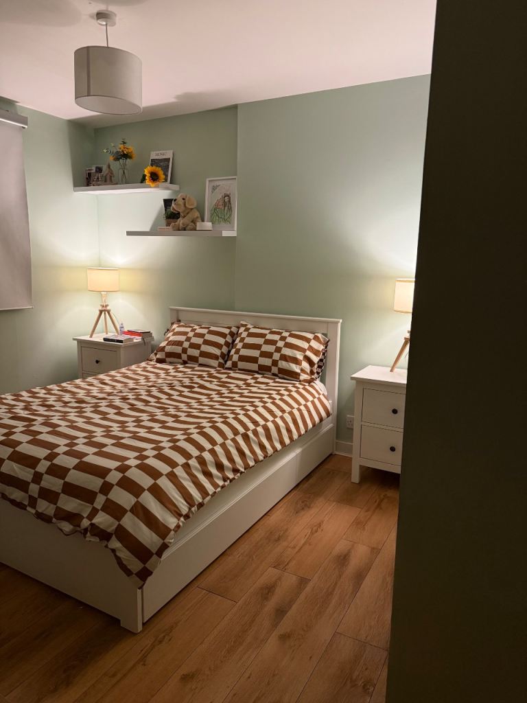 Double Bed with drawer storage 