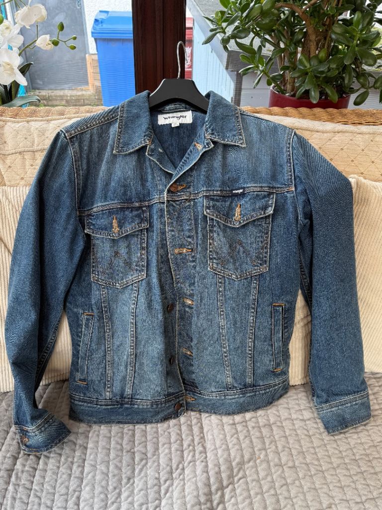 Wrangler Men's Cowboy Cut  Denim Jacket - Blue