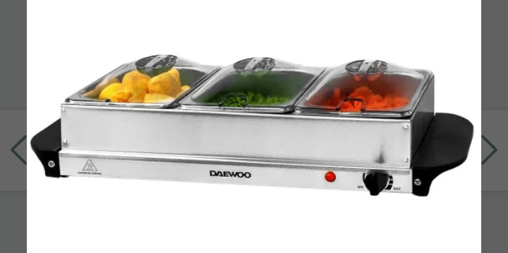 Daewoo 3 Section buffet server