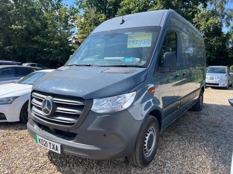 2021 Mercedes-Benz Sprinter 55kWh Progressive Auto FWD L2 H2 5dr 20kW Charger PANEL VAN Electric ...
