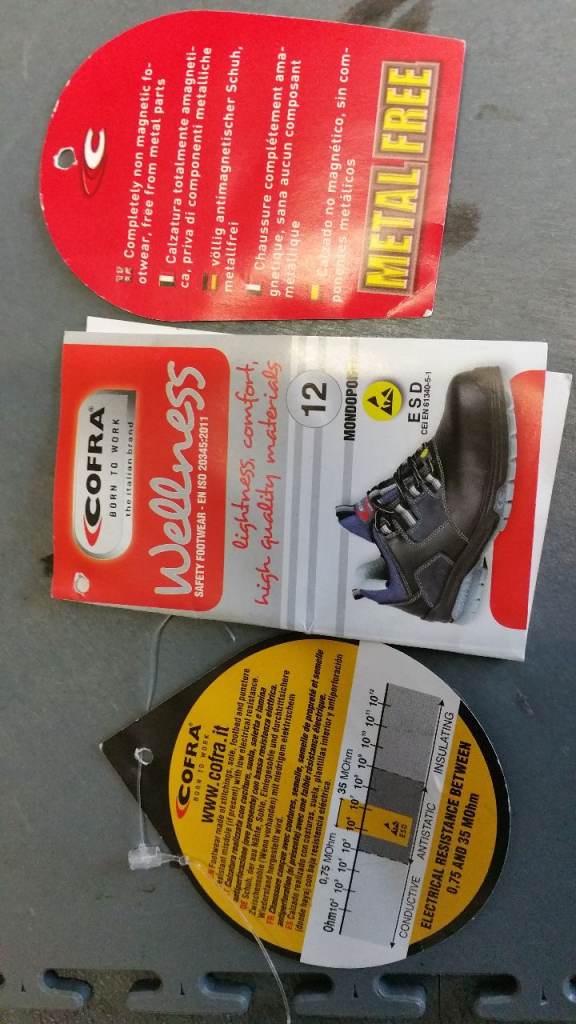 Cofra Safety ESD Shoes SIZE 10 