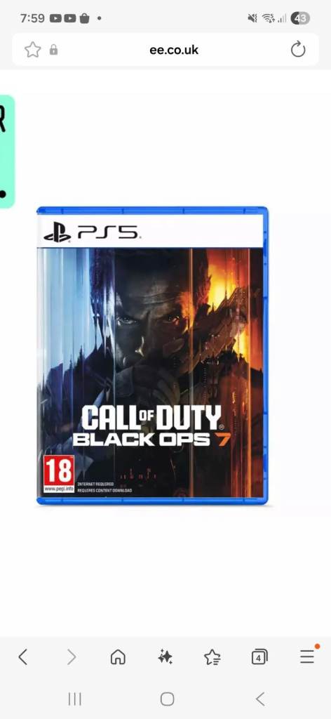 Call of duty bo7 ps5