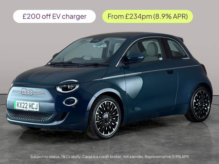 2022 Fiat 500 87kW La Prima 42kWh 3dr Auto HATCHBACK ELECTRIC Automatic