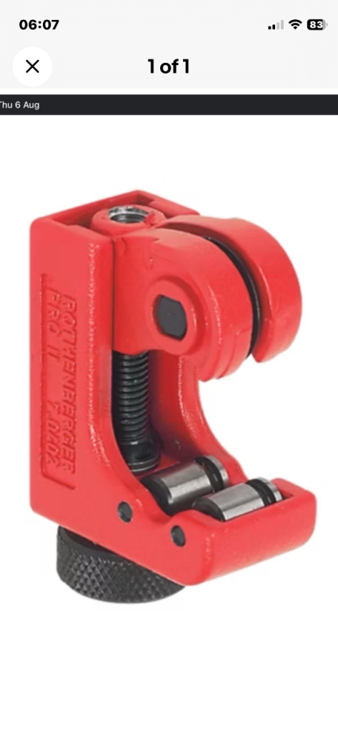 ROTHENBERGER ROG II 2.002 Pipe Cutter - As Good As New