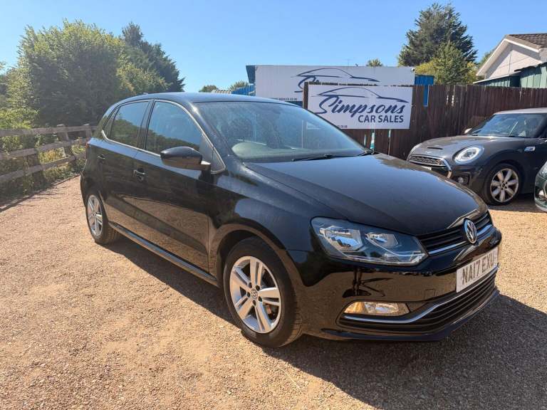 VOLKSWAGEN POLO 1.0 BlueMotion Tech Match Edition Euro 6 (s/s) 5dr (black) 2017