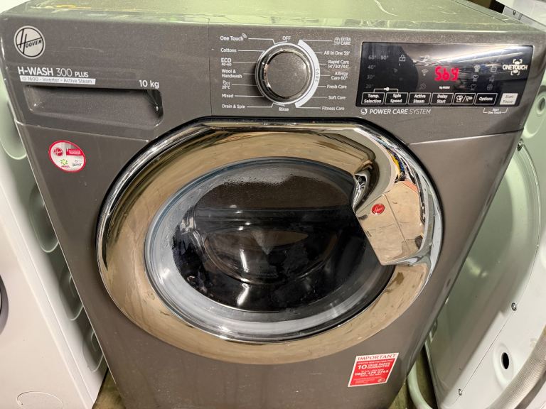 Hoover 10kg Washing machine Silver