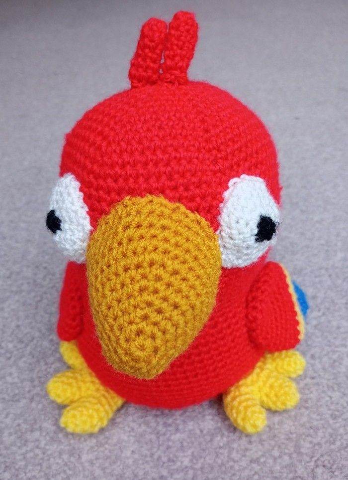 Cute Parrot - Handmade - New