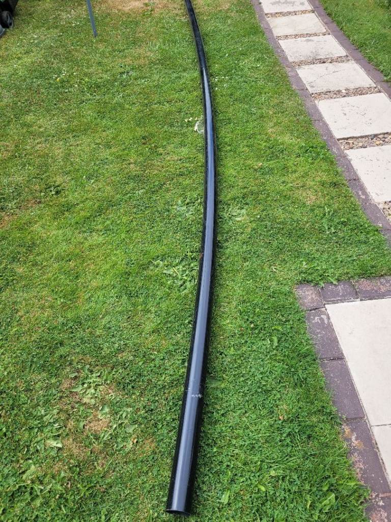 Long Black Plastic Drainage Pipe – Good Condition