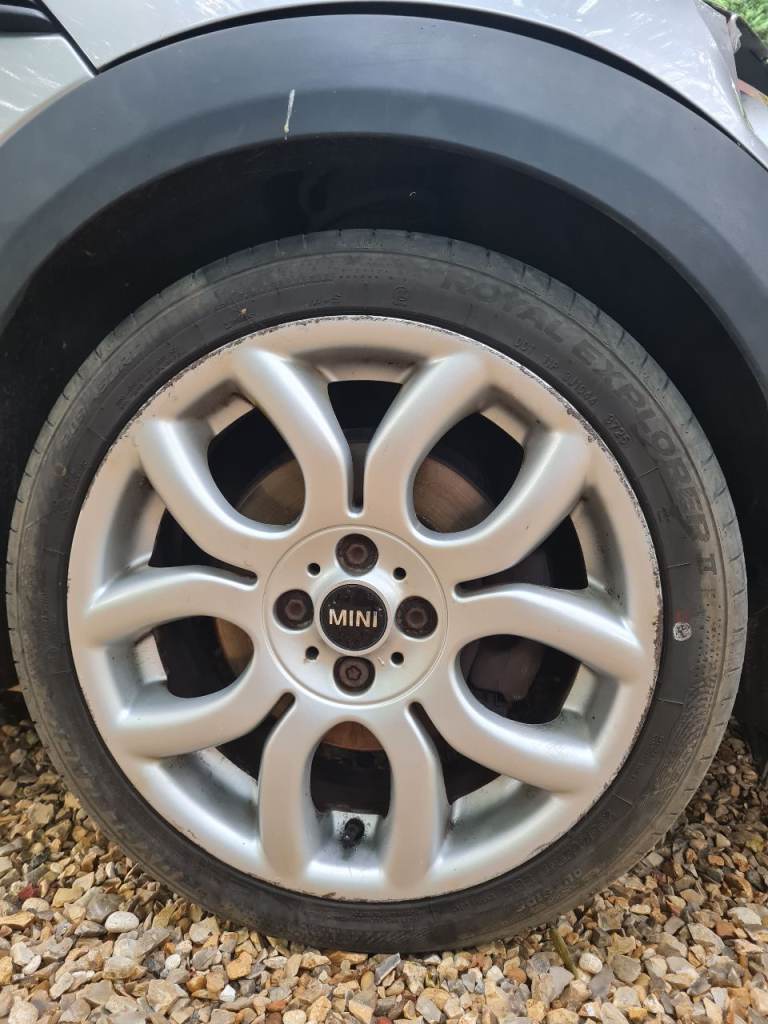Mini r56 cooper, alloys, ½ leather, pure silver