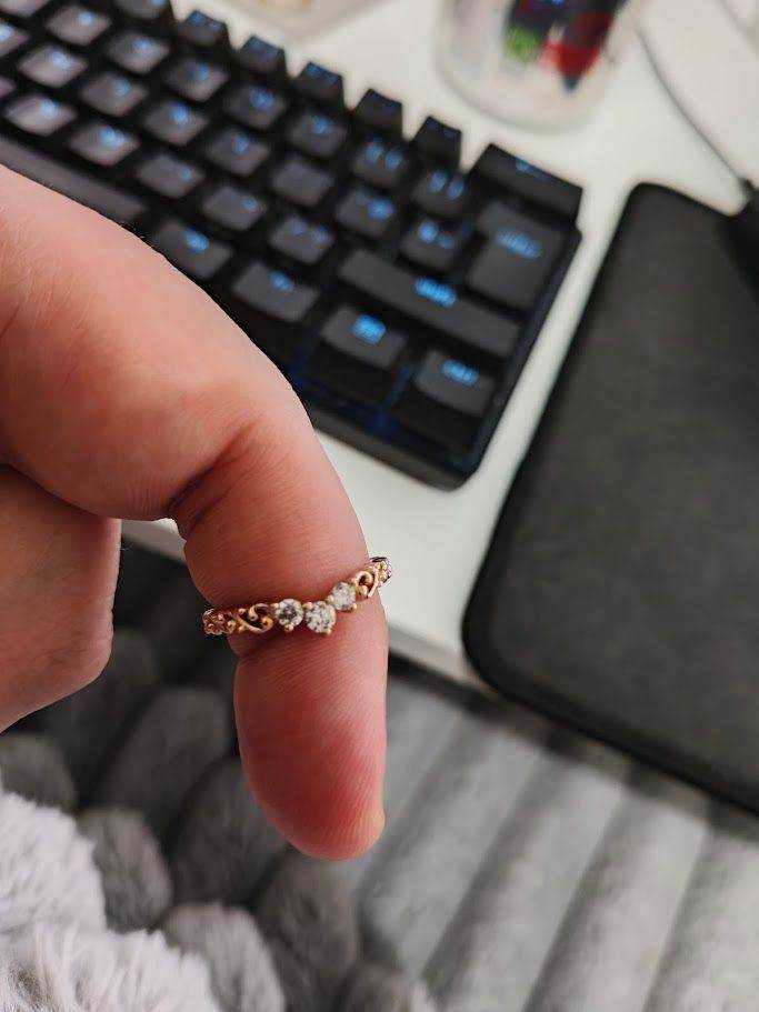 Pandora Regal Swirl Tiara Ring(Pandora Size 54)