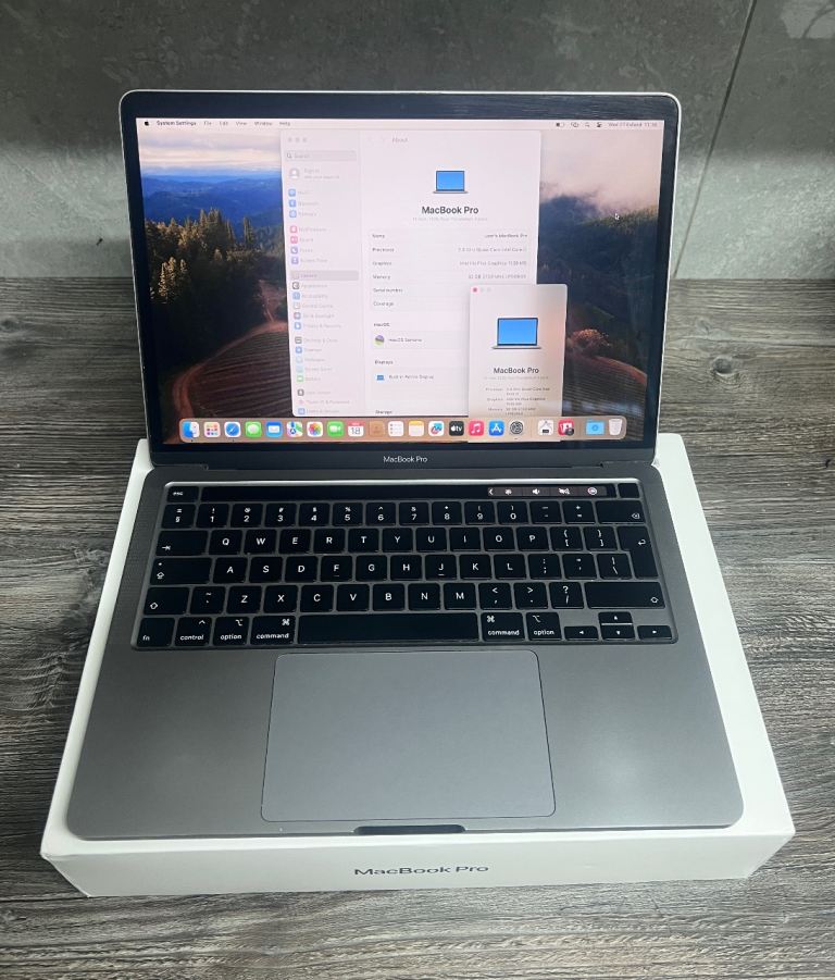 MacBook Pro 13” 2020 A2551, Core i7, RAM 32GB