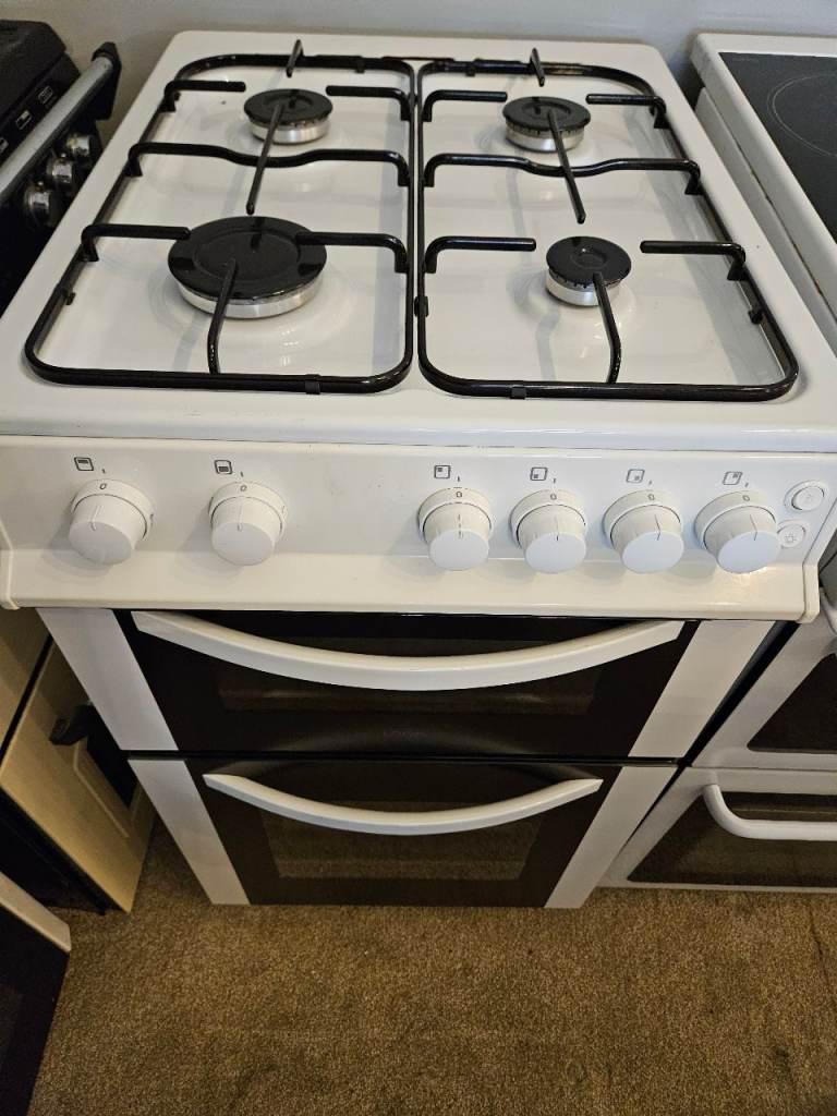 GAS COOKER 50CM DOUBLE OVEN IN GOOD CONDITION AND CAN BE DELIVERED ANYWHERE 