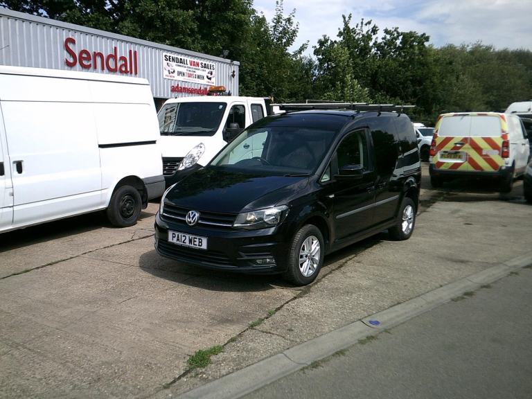 Vw Caddy HIGHLINE 2.0 TDi,2020,20 REG,BLACK,ONLY 99k,RECENT CAMBELT,CLEAN VAN