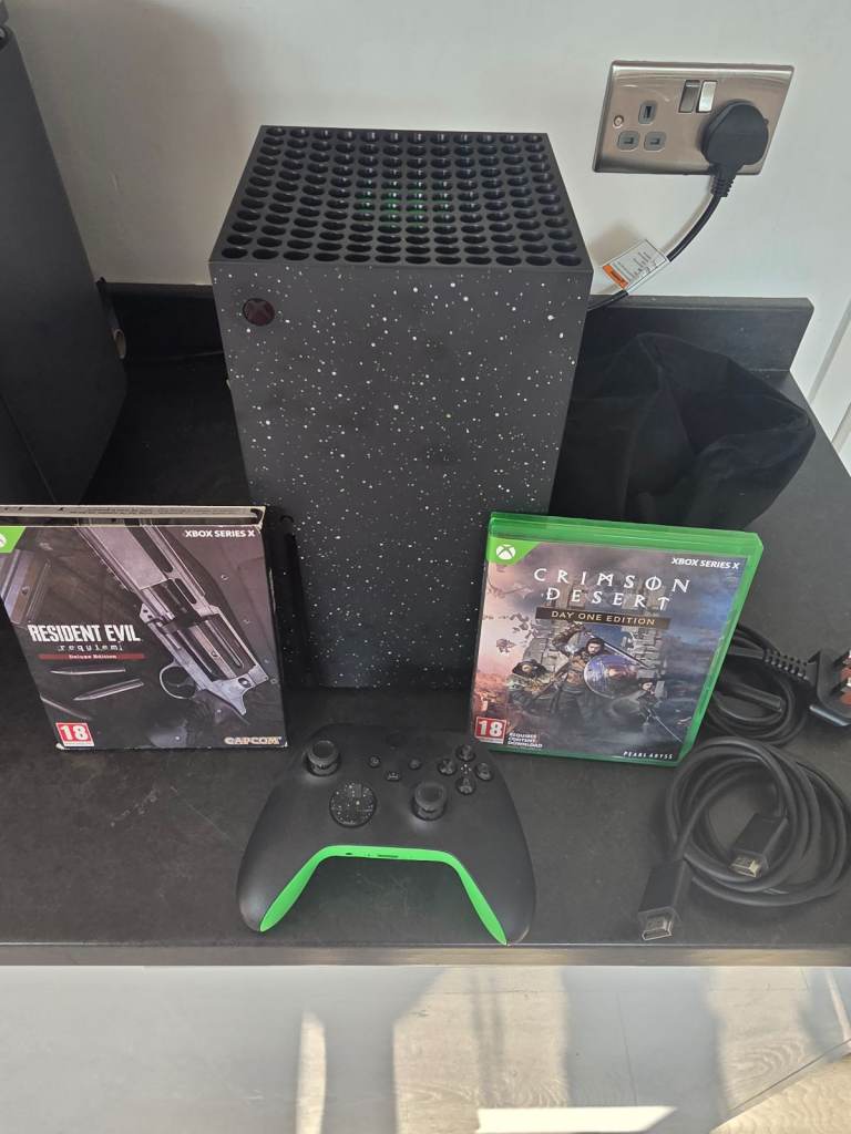 Xbox Series X Console Bundle with 2 Games and 2tb  Seagate Expansion