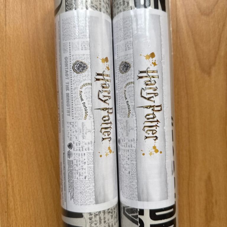 image for Harry Potter Wallpaper - DAILY PROPHET MONO PATTERN BATCH 006 x2