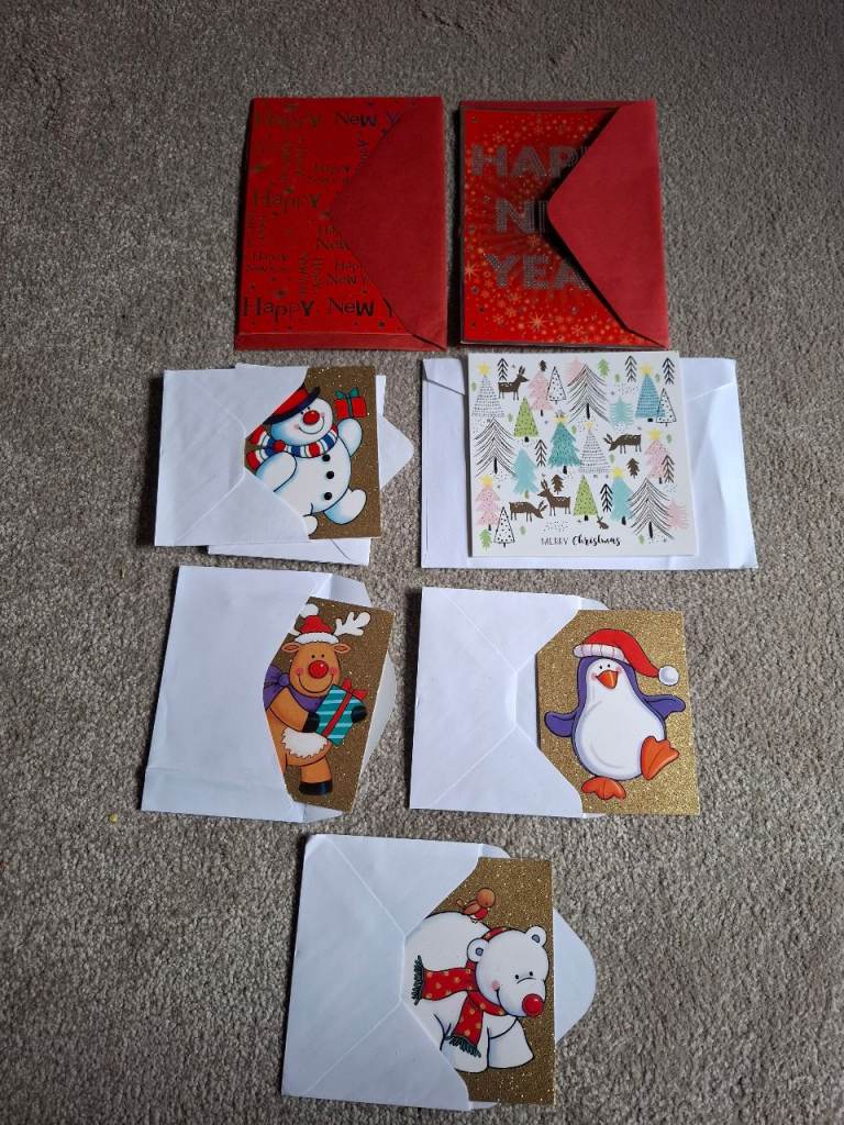 Christmas and New Year Cardsx19, lot