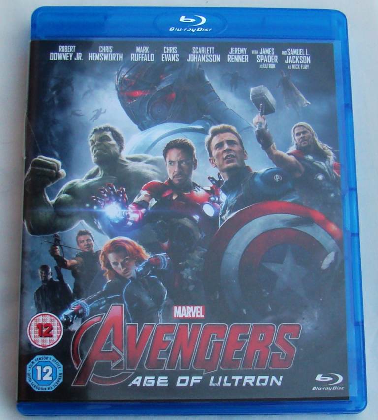 Marvel Avengers Age of Ultron Blu-ray Disc – Good Condition