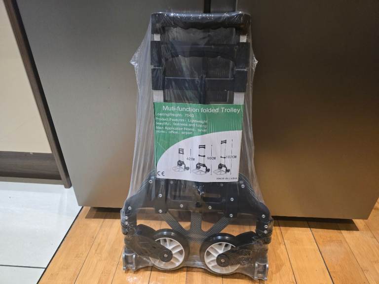 75kg Folding Load Carrier Sack Barrow Trolley Truck 2 Wheels Foldable Aluminum