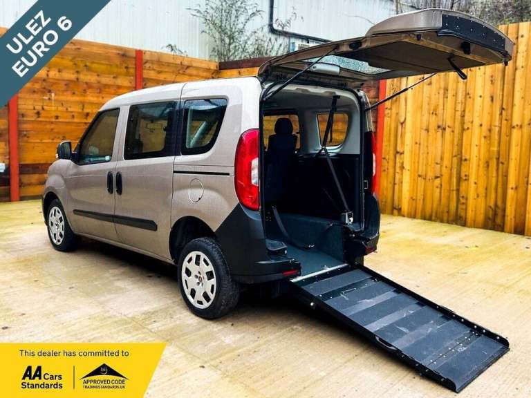 2019 Fiat Doblo 3 Seat Wheelchair Accessible Disabled Access Vehicle WAV MPV Petrol Manual