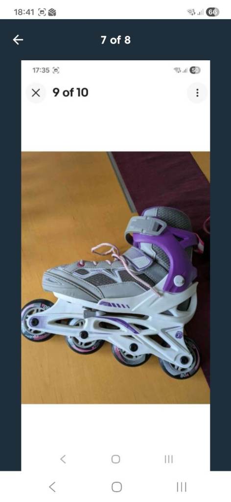 Girls In-line Skates size 1-4