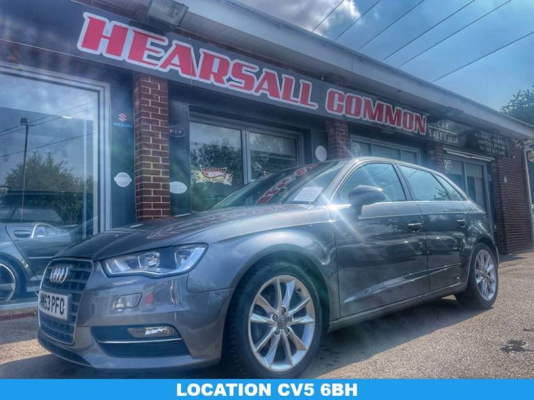 2013 63 AUDI A3 1.4 TFSI SPORT SPORTBACK 5DR PETROL MANUAL EURO 5 (S/S) (122 PS)