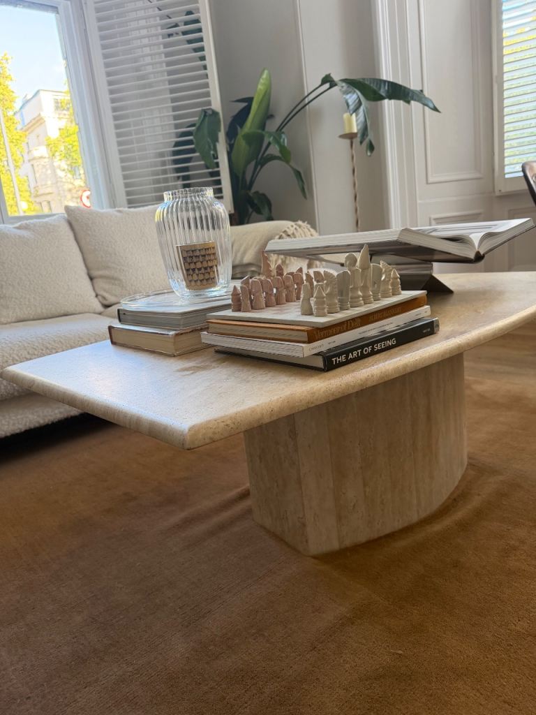 Beautiful Real Travertine Coffee Table | in Westminster, London | Gumtree