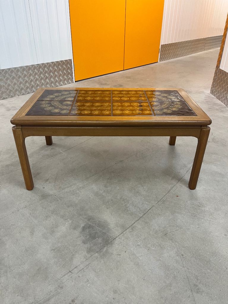 Nathan tiled teak coffee table (delivery available)