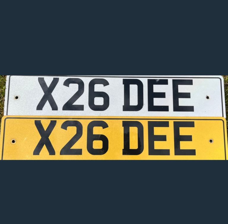 X26 DEE number plate 