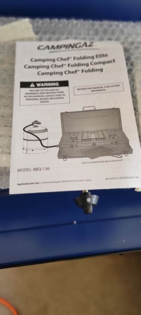 Camping Gaz Camping Chef Folding Elite 460w camping stove