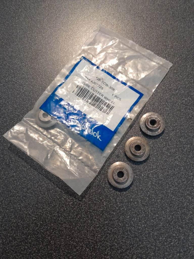 5 x NEW/UNUSED SWAGELOK Pipe Cutters Cutting Wheels For Stainless Steel